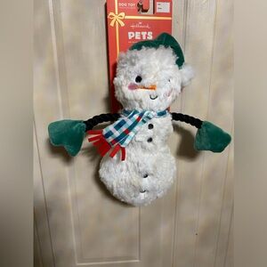 GMASON Snowman Hallmark Interactive Dog Toy Clinker & Squeaker Christmas 15”